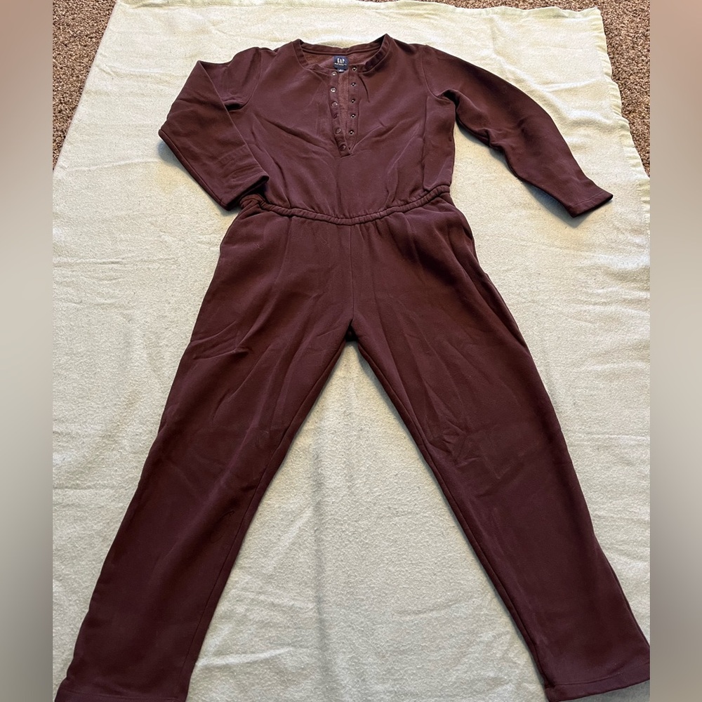Maternity sweatsuit jumpsuit